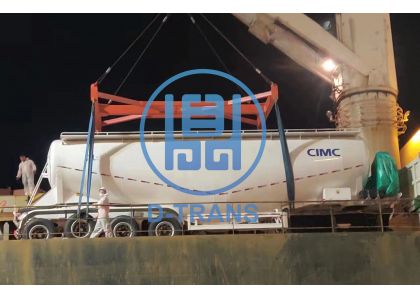 Break Bulk Shipping service/Vehicle BBK shipment/Cement tank  Africa transport